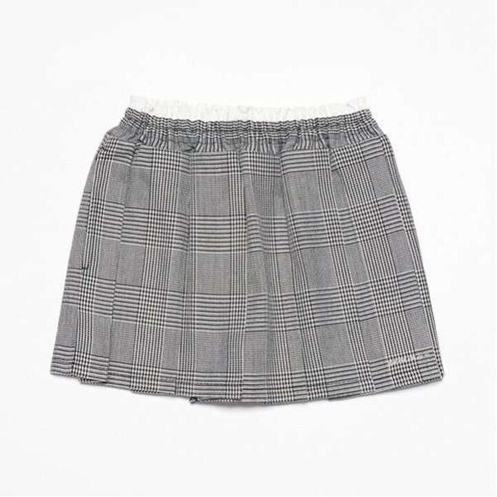 [Link] Double Waist Pleated Skirt-Pants,Brown, medium image number 17