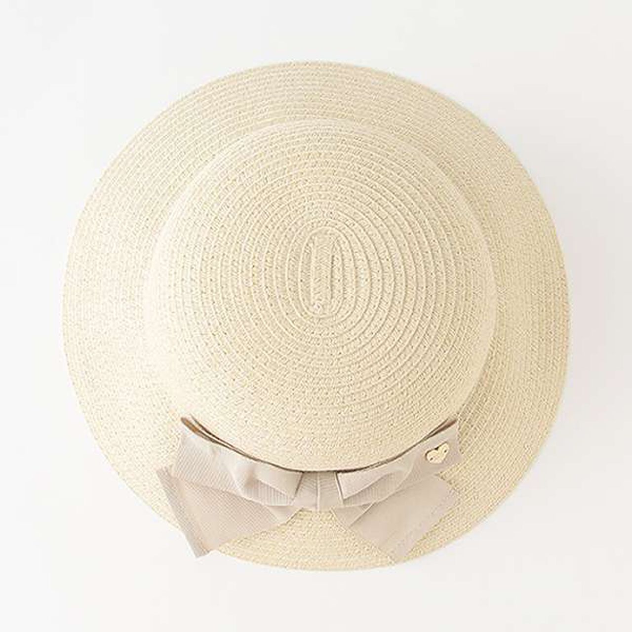 Foldable Ribbon Hat,Ivory, large image number 7