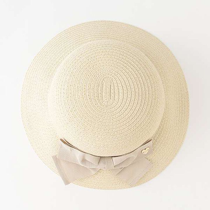 Foldable Ribbon Hat,Ivory, medium image number 7