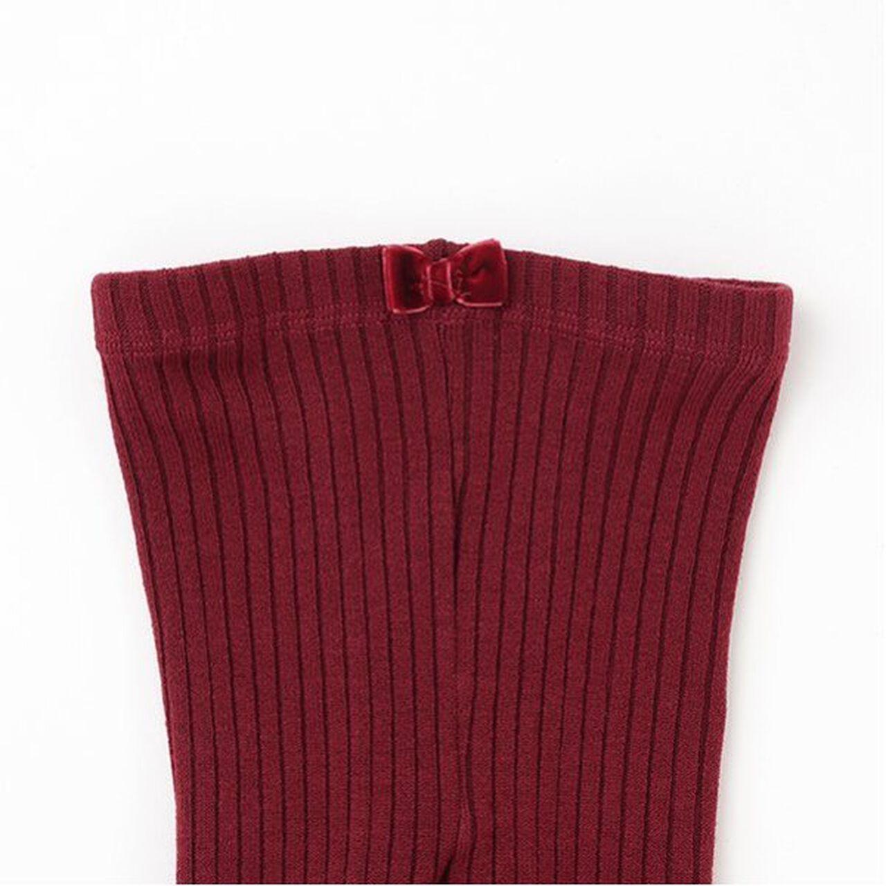 Wool Blend Ribbed Tights,Off white, large image number 2