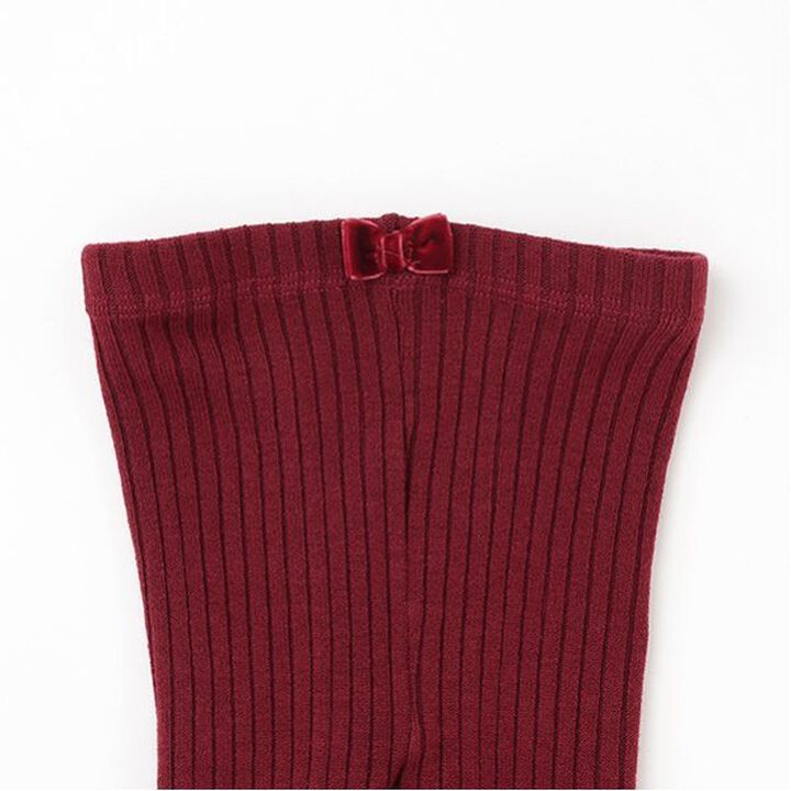 Wool Blend Ribbed Tights,Off white, medium image number 2