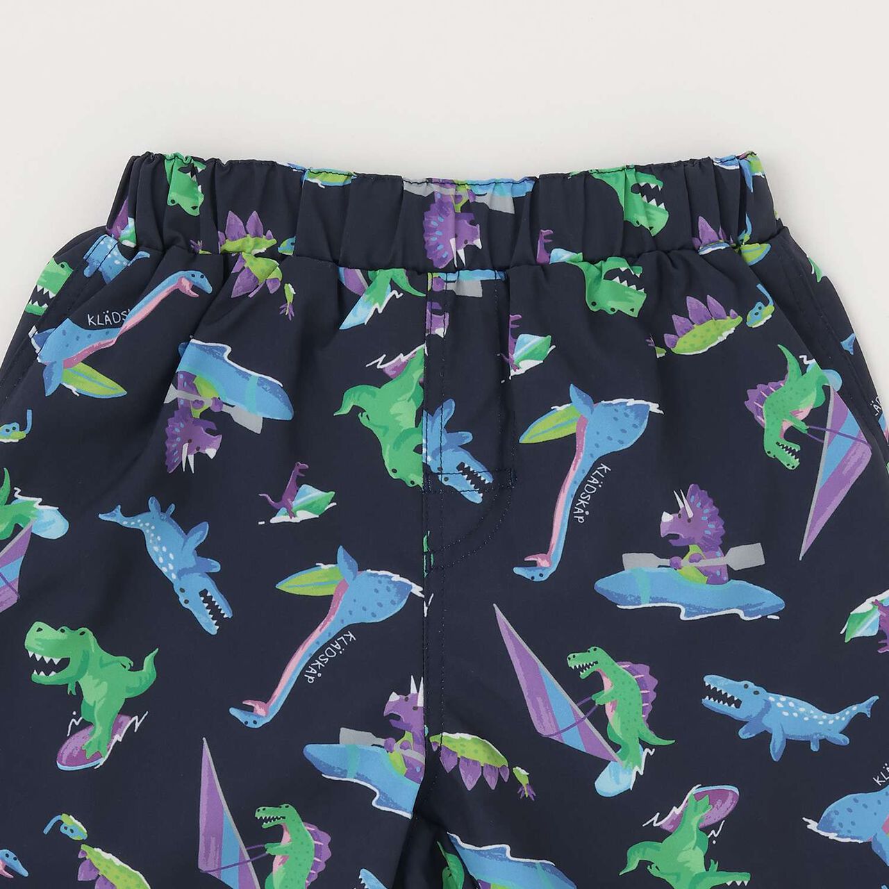[SWIM] Dinosaur Pattern Swim Pants,Light khaki, large image number 2