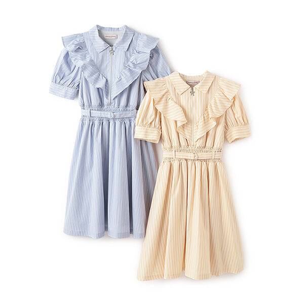 Half-Zip Frill One-Piece Dress | Narumiya Official Global