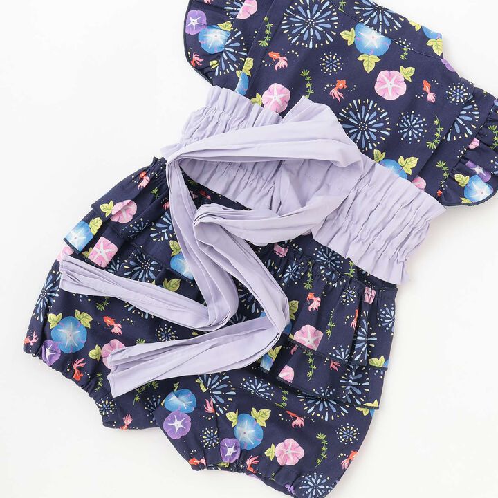 [Web Exclusive] Baby GIRLS Jinbei Set,Navy, medium image number 14