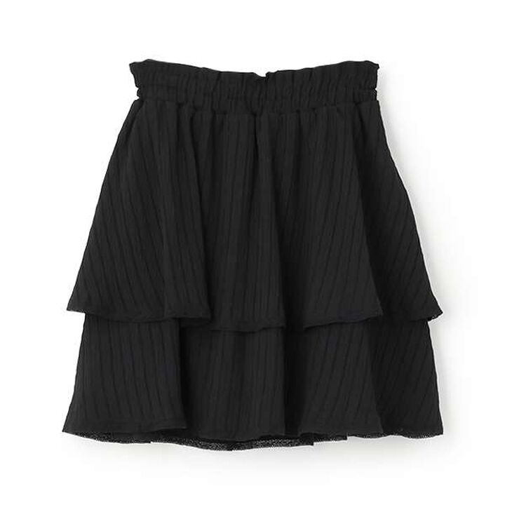 Tiered Frill Skirt with Shorts,Gray, medium image number 16