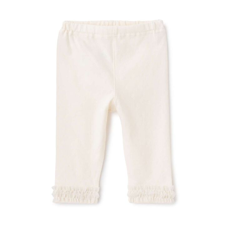 Organic Frill Leggings [Made in Japan],, medium