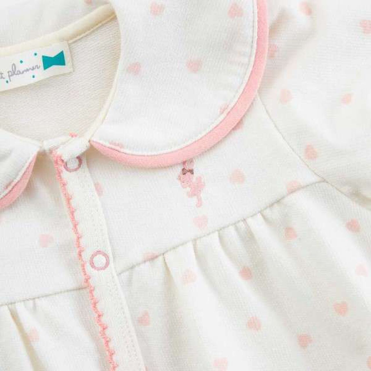 KP Heart Print Coverall,Beige, large image number 8