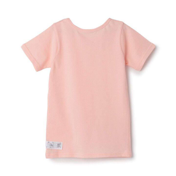 [Smooth Mesh] Short-Sleeve Inner Wear,Blue gray, medium image number 1