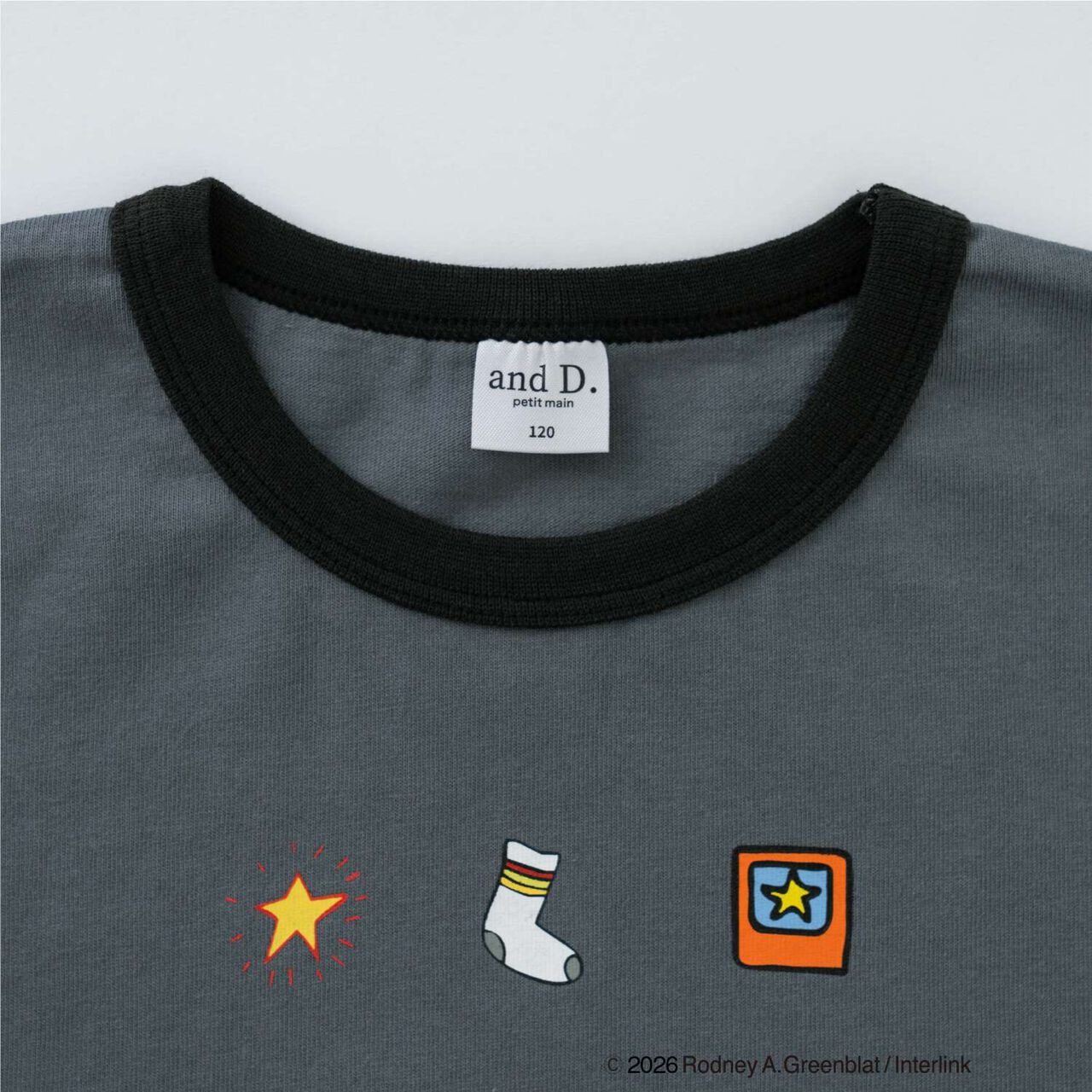 [親子連結款] [PaRappa the Rapper] 撞色羅紋短袖T恤,粉紅色, large image number 22
