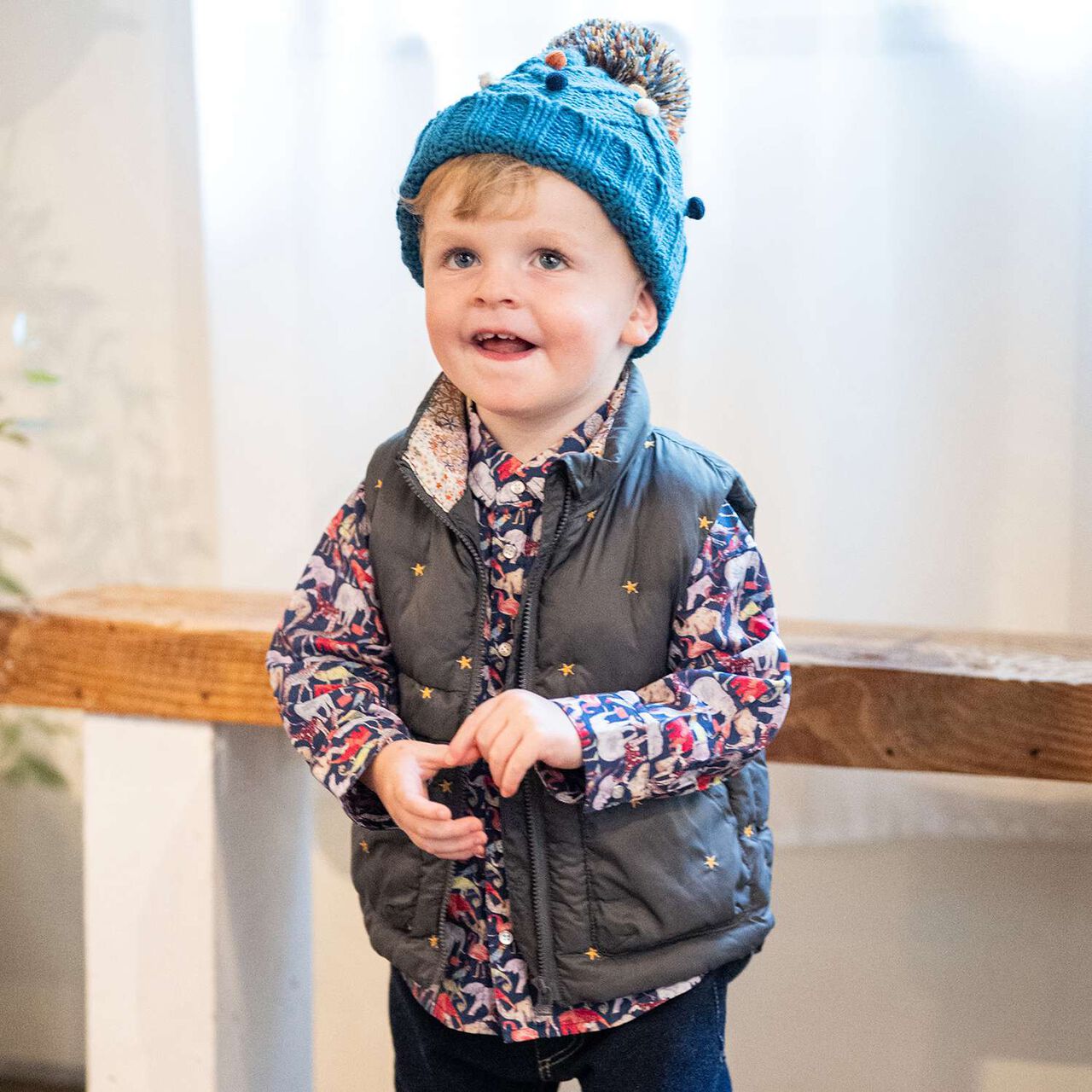 Q for the Zoo Wide Shirt,Navy, large image number 12