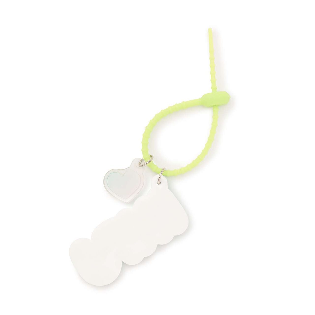 Personality Diagnosis Rubber Charm,Yellow green, large image number 1