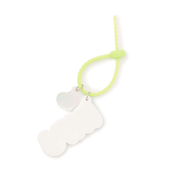 Personality Diagnosis Rubber Charm,Yellow green, medium image number 1