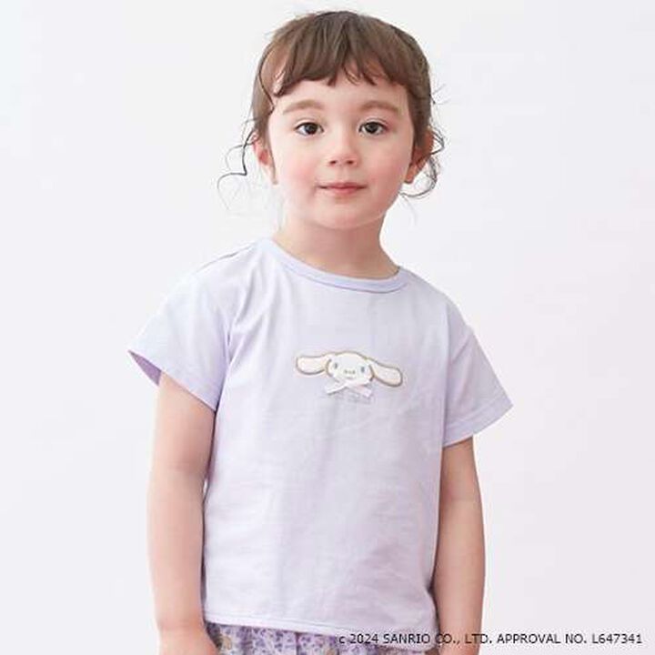 Sanrio Characters Motif T-Shirt (Kids),Light pink, medium image number 21