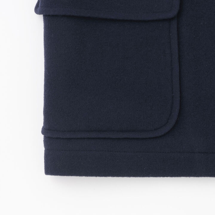 [Lightweight Quilted Lining] Mid-Length Duffle Coat,Navy, medium image number 14