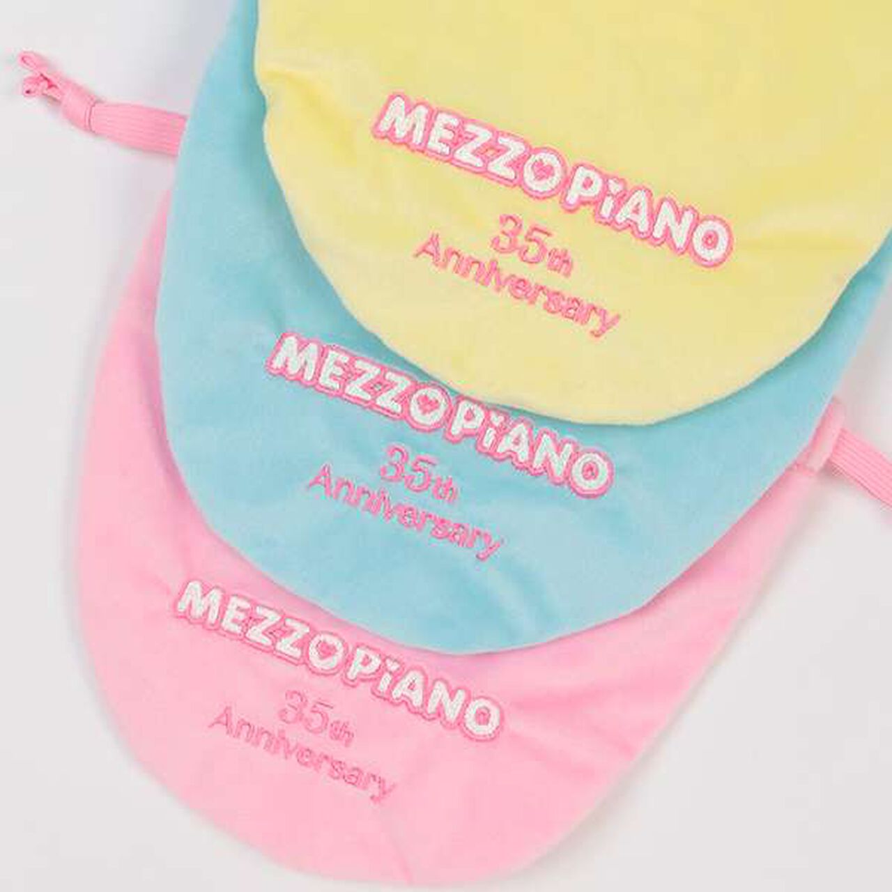 Mimi Popo Emma Character Face Drawstring Pouch,Blue, large image number 3