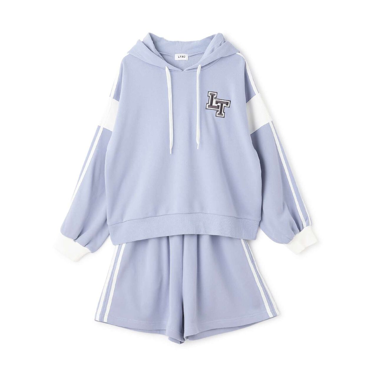 [LTXC] Long-Sleeve Line Parka Setup,Black, large image number 12