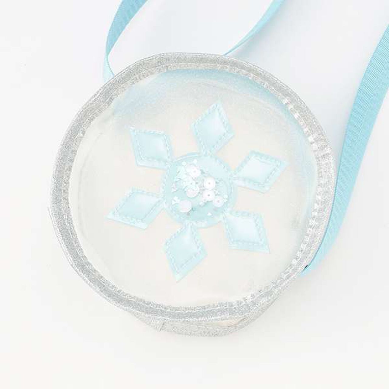 Sparkling Motif Small Shoulder Bag,Lavender, large image number 2