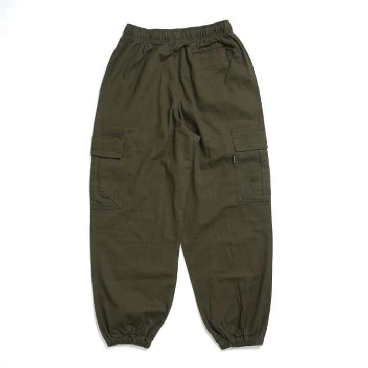 Cotton Twill Cargo Pants,Green, medium image number 2