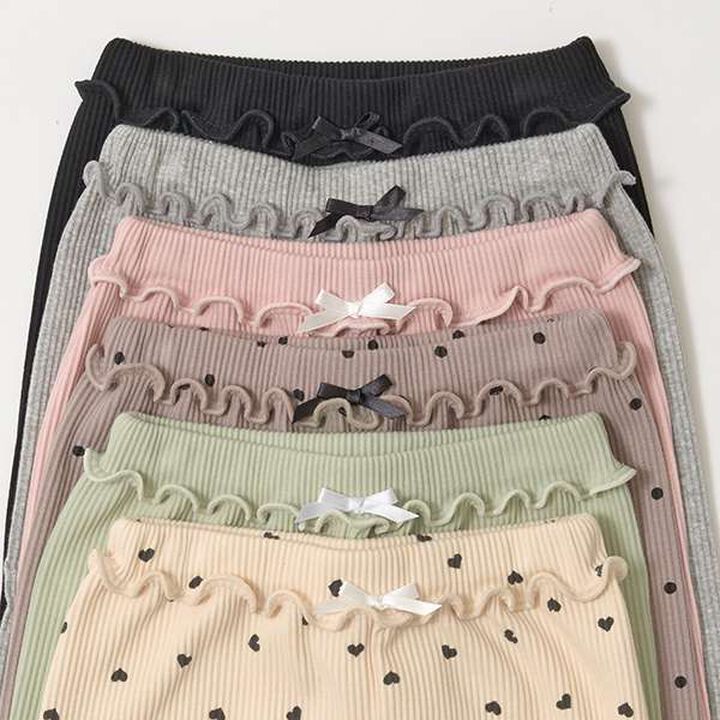 Assorted Ribbed Leggings,Black, medium image number 5