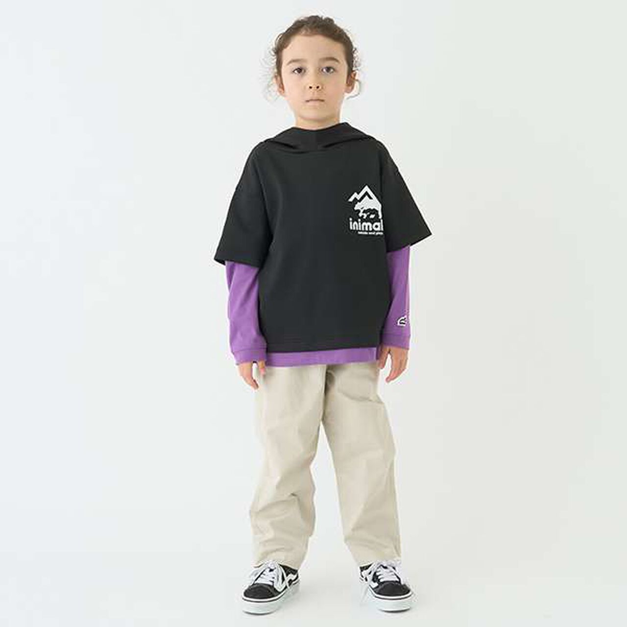 [Water-Repellent] Ponte Fake Layered T Parka,Blue, large image number 16