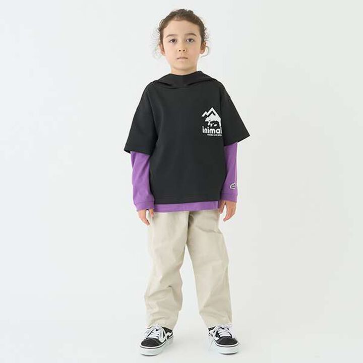 [Water-Repellent] Ponte Fake Layered T Parka,Blue, medium image number 16