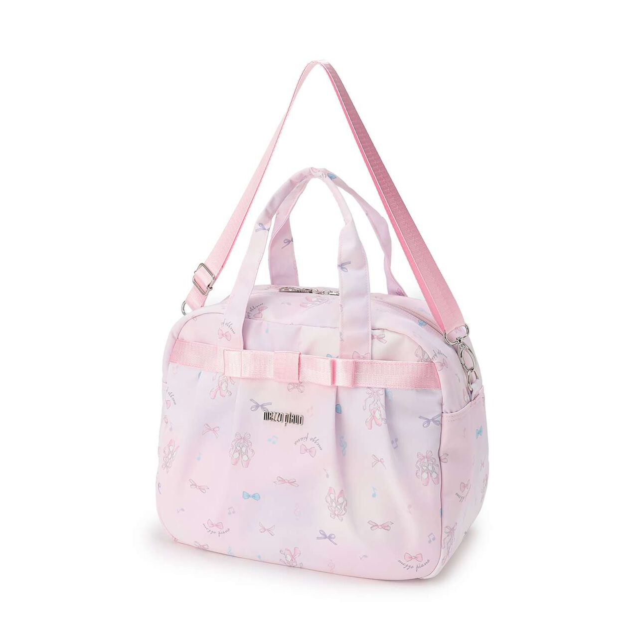 [Ballet] Ballet Pattern Boston Bag, Approx. 13L Capacity,Pink, large image number 5