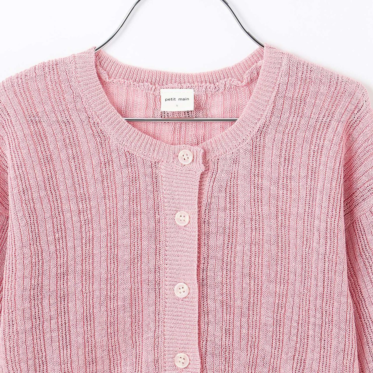 Sheer Cardigan,Cherry Pink, large image number 11