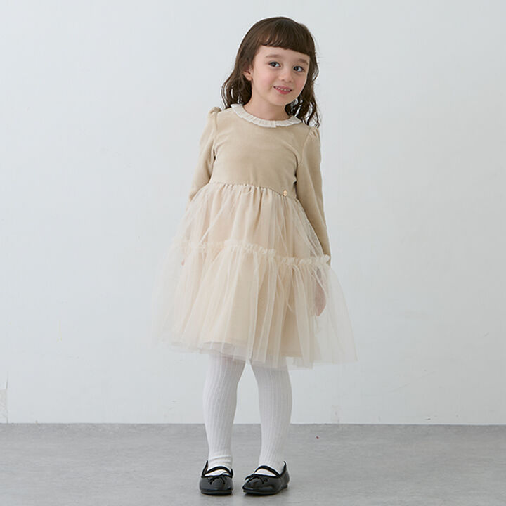 Wool Blend Ribbed Tights,Off white, medium image number 8