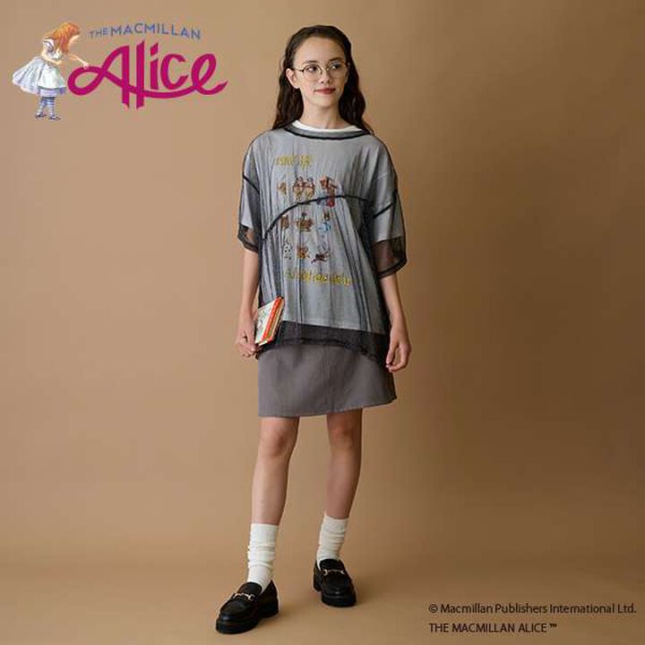 [AMI] Macmillan Alice Glitter Tulle T-Shirt Set,Off white, medium image number 13