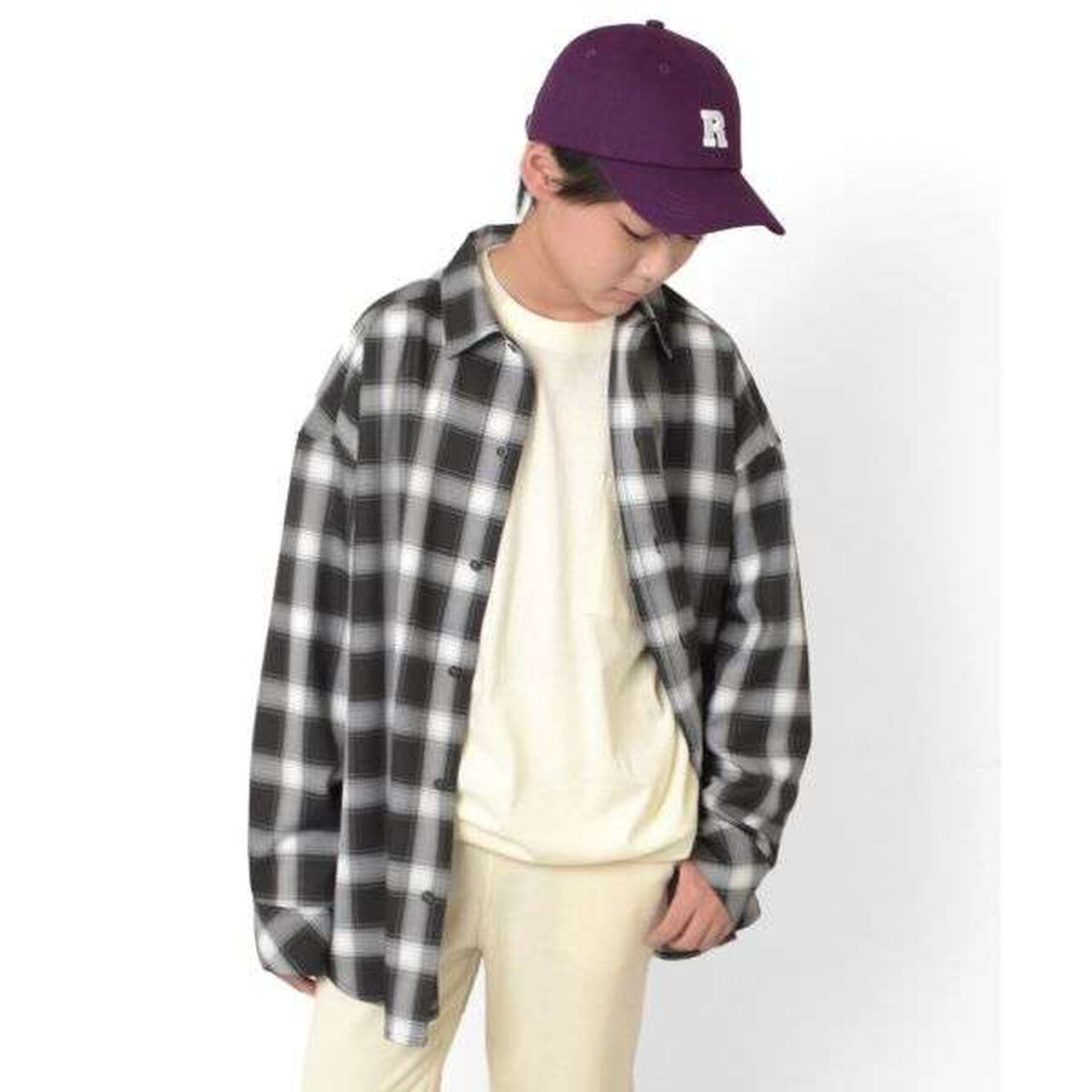 Twill Embroidered Curved Visor Cap,Beige, large image number 16