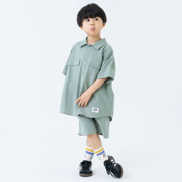 Wide Silhouette Outfit Set,Green, medium image number 12