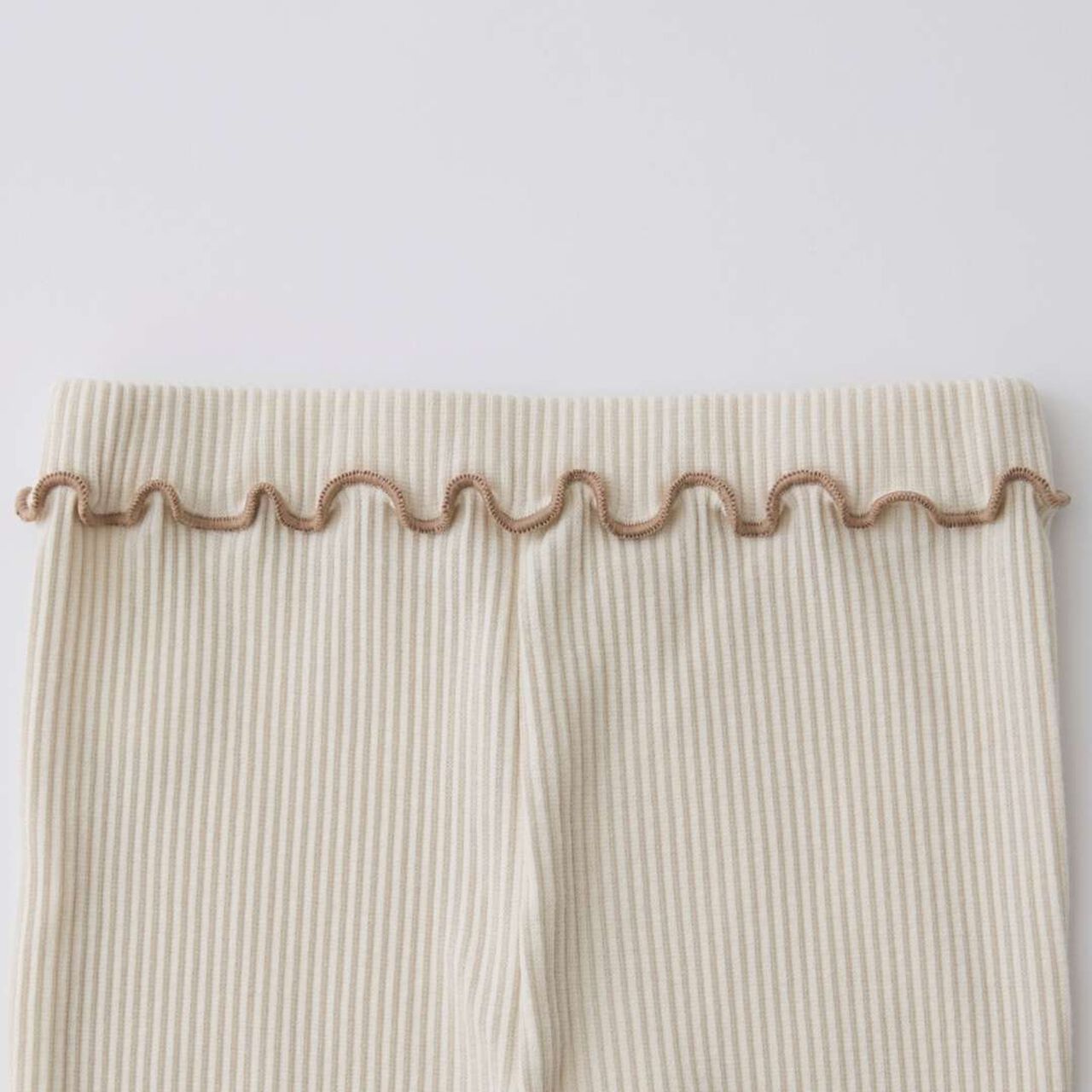 Merrowed Frill Flared Pants,Charcoal gray, large image number 23