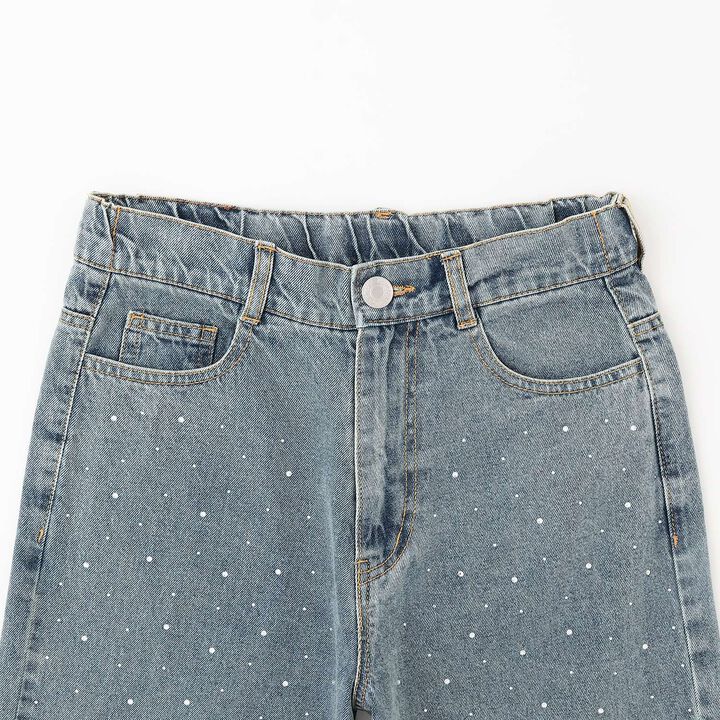 Stylish Stone Denim Pants,Blue, medium image number 19