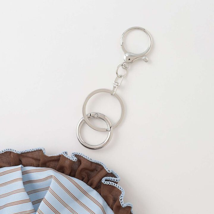 Frill Scrunchie Charm,Turquoise, medium image number 2