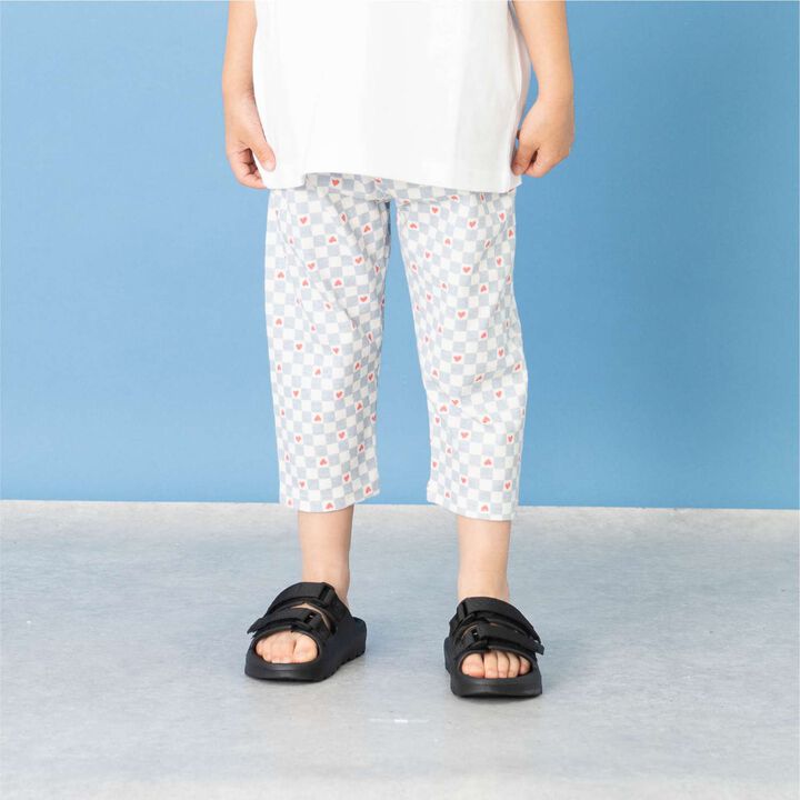 [365D] Anti-Stain Jersey Knit Patterned 6/10 Leggings,, medium