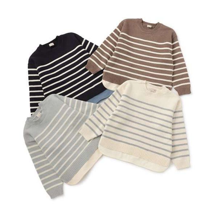 Washable Striped Knit,Light green, medium image number 13