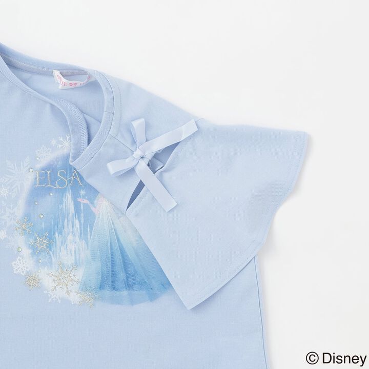 Frozen Elsa 2WAY T-Shirt [Cool Touch, UV Protection, Quick-Dry, Heat Shielding],Sax blue, medium image number 9
