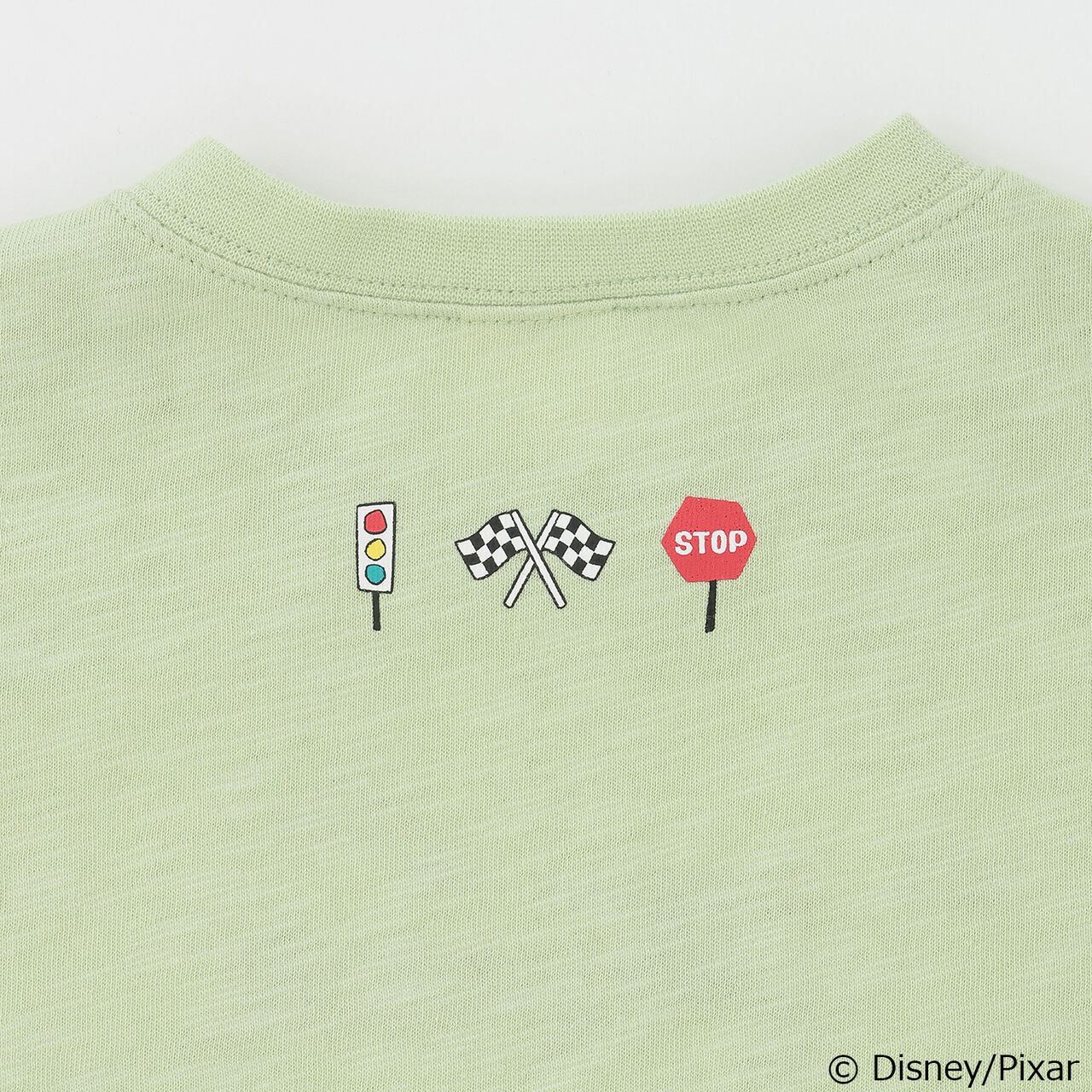 [Disney/Pixar] Cool Touch Cars Appliqu&eacute; T-Shirt,Light green, large image number 14