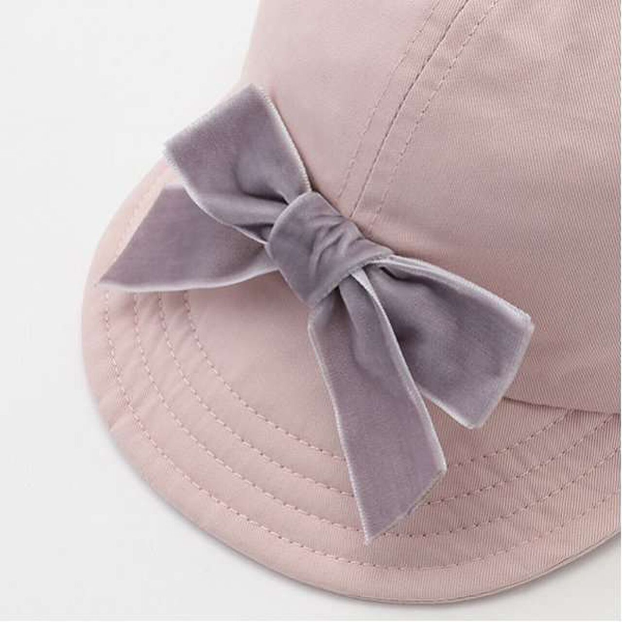 Velour Ribbon Cap,Ivory, large image number 7