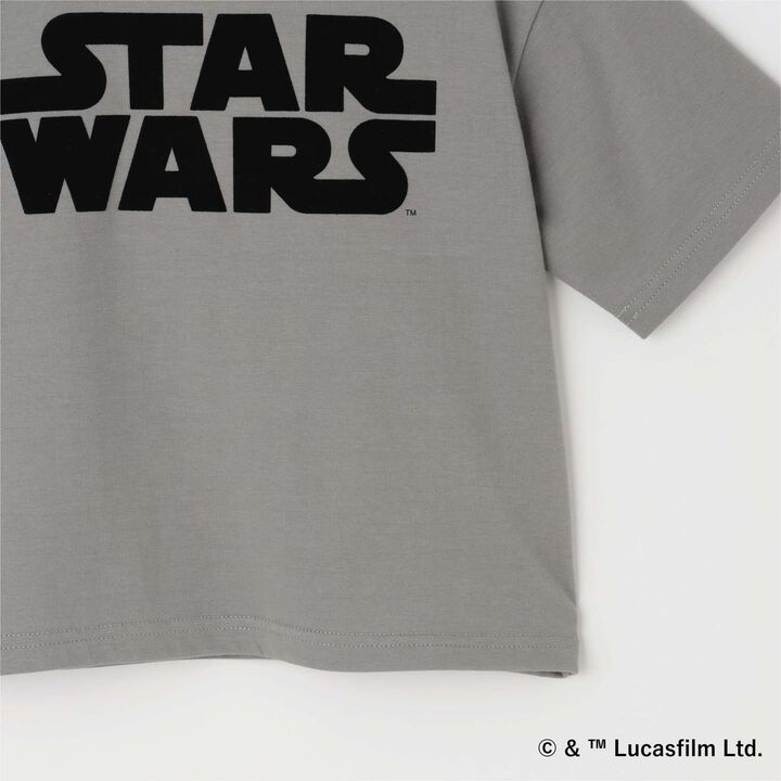 [STAR WARS] [Anti-Stain・Quick-Dry・Shape Retaining] Assorted Back Print T-Shirt [MNCM],Charcoal gray, medium image number 11
