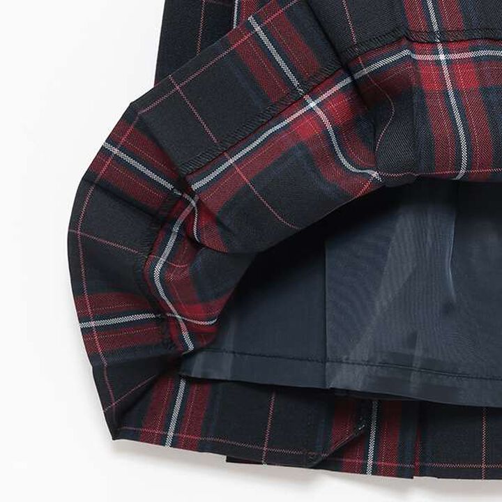 50cm Length 24-Piece Check Pleats Check Skirt,Beige, medium image number 12