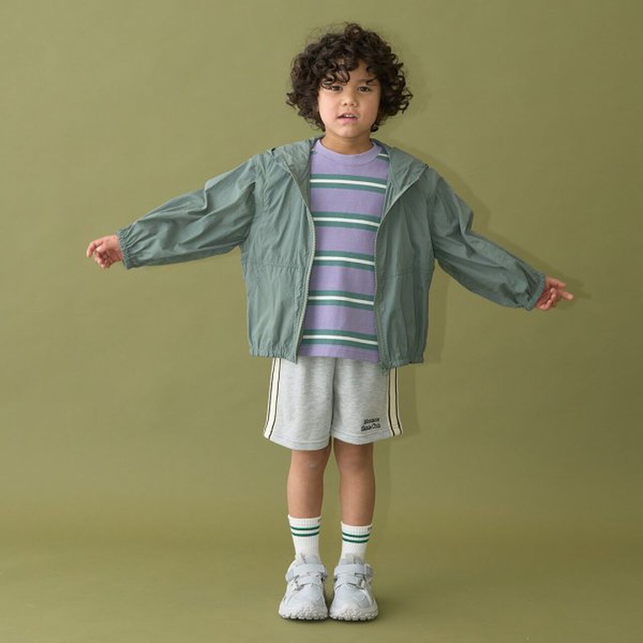 Sheer Windbreaker - 2 Way Best Option,Khaki, large image number 29