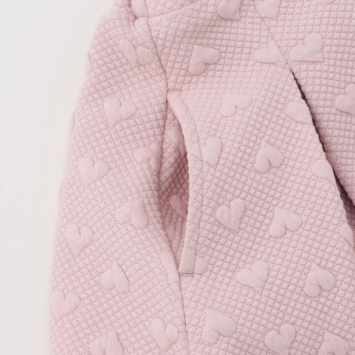 Cut Jacquard Half-Zip Sailor Outfit Set,Pink, medium image number 11