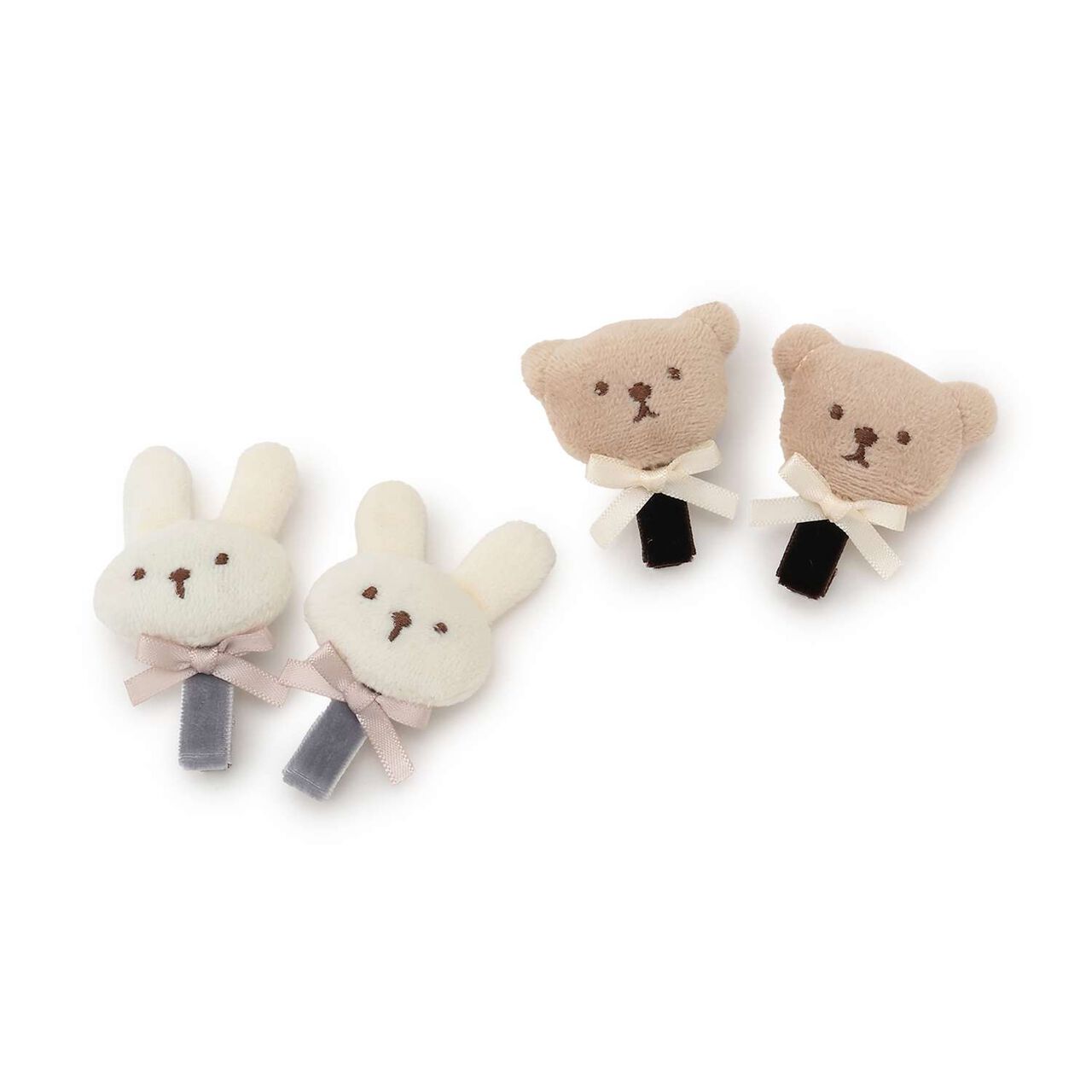 pupu tete Hair Clip 2-Pack,Mocha tea, large image number 3
