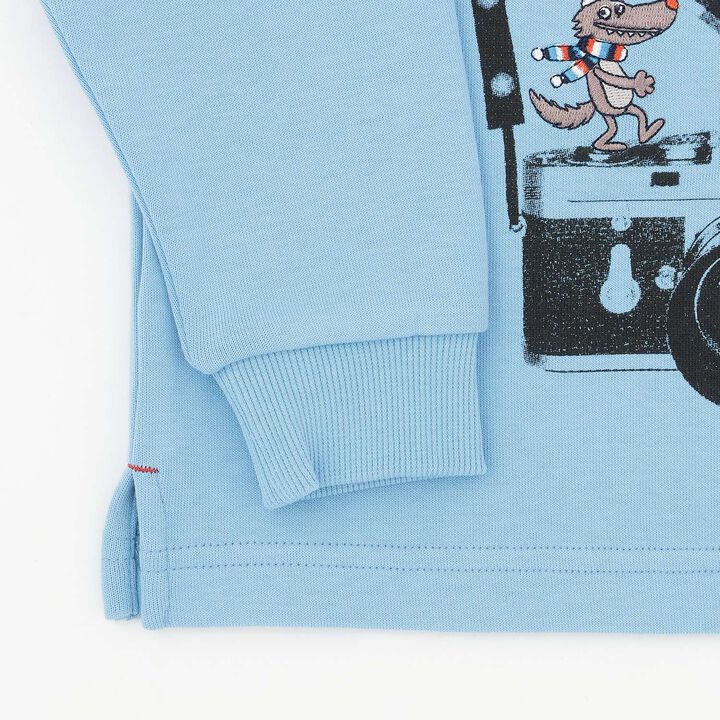 Camera Trompe-l'&oelig;il Sweatshirt,Light gray, medium image number 5