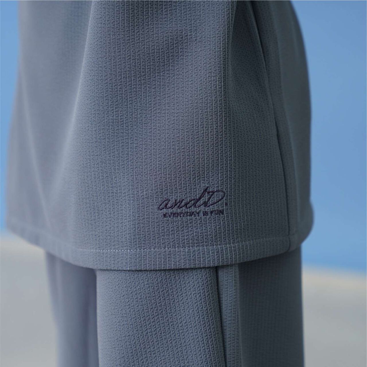 [Quick-Dry] Breathable Jinbei Set,Greige, large image number 7