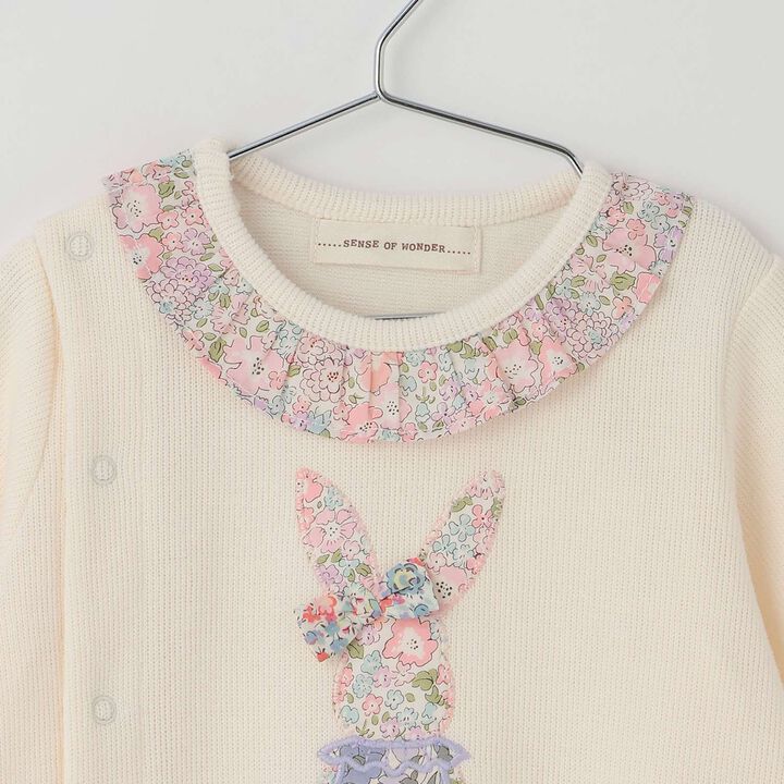 Liberty Appliqu&eacute; Rabbit 2WAY All-in-One,Pearl white, medium image number 3