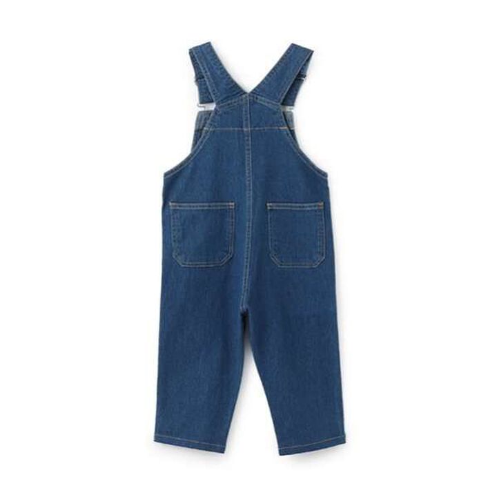 Stretch Denim Overalls,Navy, medium image number 6