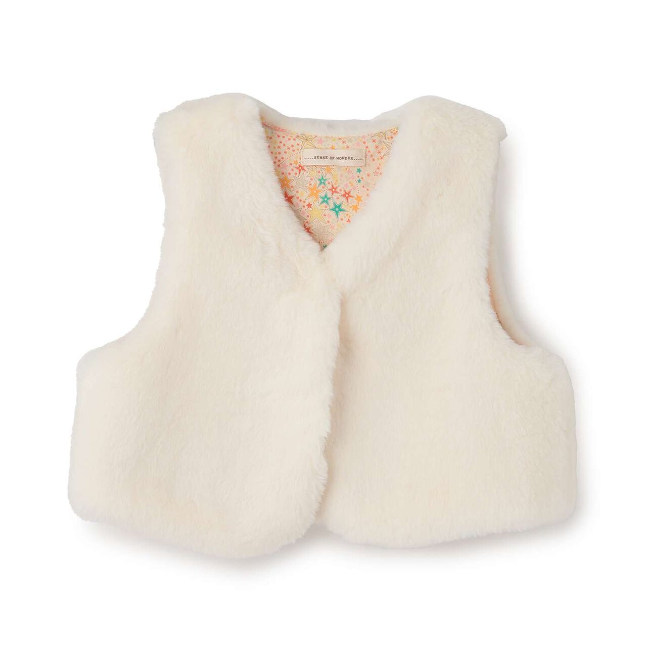 Liberty Fur Vest,Pearl white, large image number 0