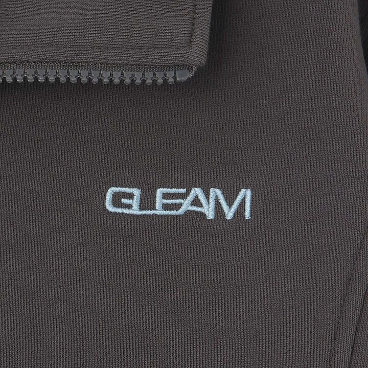 [LTXC/Cotton 100%] Half ZIP Pullover,Smoke white, medium image number 17